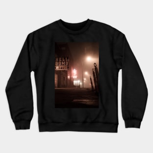 DOWNTOWN WICHITA IN THE FOG 01 Crewneck Sweatshirt